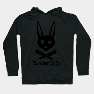 Easter Bunny Skull & Crossbones Hoodie